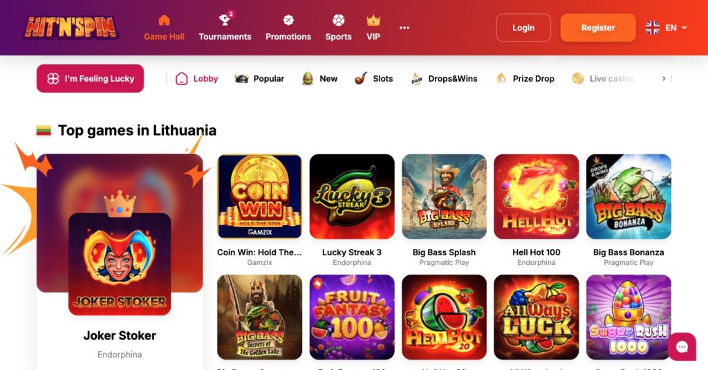 hitnspin lt casino