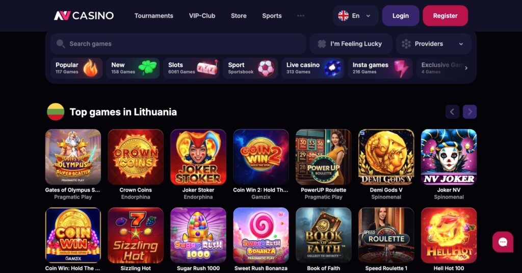 nv casino lt